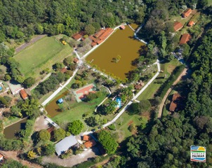 Vista aérea do sítio Rancho Paumar